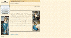 Desktop Screenshot of aliciacowan.com.ar